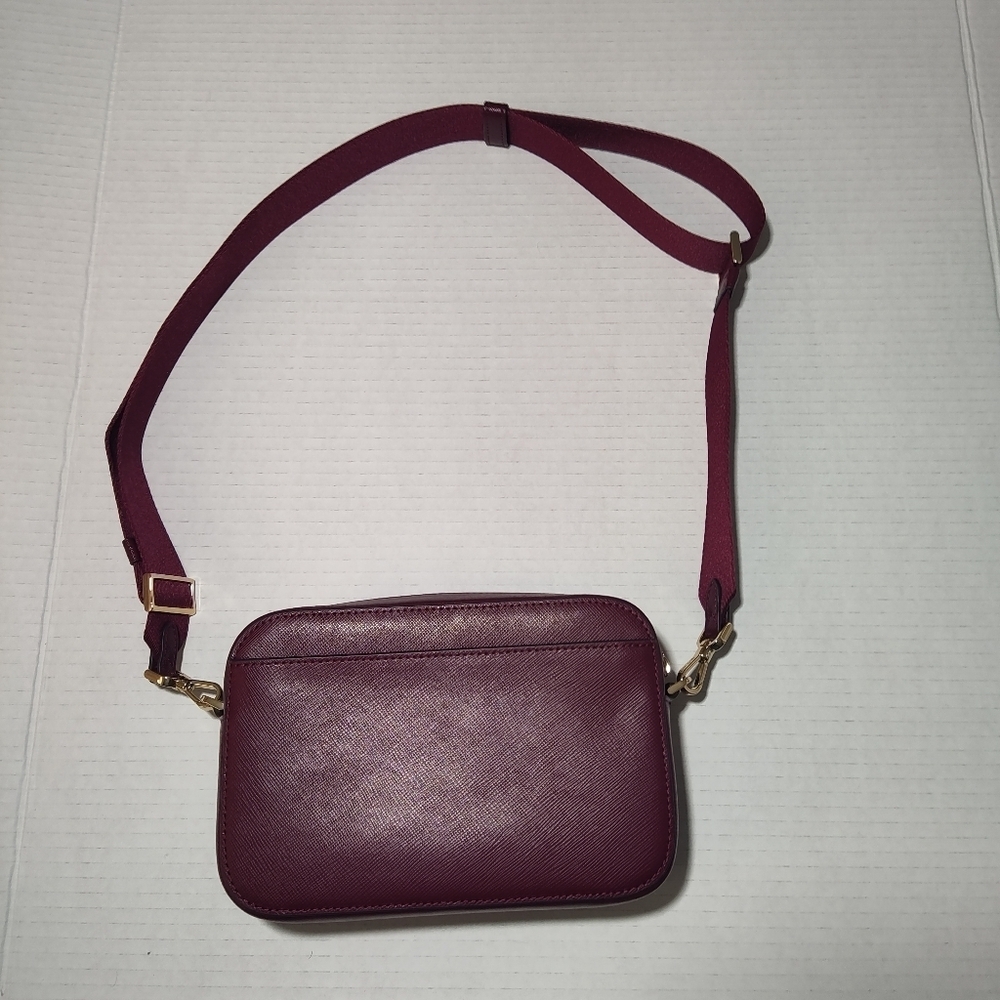 Kate Spade Madison Camera Bag in Blackberry Preserves Burgundy KC584 NWOT - Picture 5 of 12